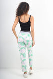 Anne + Kate Italian Limited Edition Snowflake Green Pants 14-18