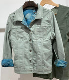 Onado Reversible Jacket Tuppence Green