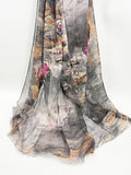 Summer Floral Scarf