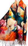 Floral Winter Scarf