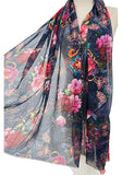 Summer Floral Scarf
