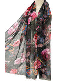 Summer Floral Scarf