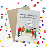 Bold & Bright Jeffrey & Janice Cheeky Blank Card