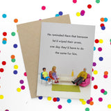 Bold & Bright Jeffrey & Janice Cheeky Blank Card