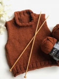 Touch Yarns 8ply October Vest #124 Knitting Pattern