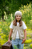 Little Cupcakes Collette Vest & Hat LF65 1-10 years Knitting Pattern 8ply
