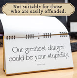 Classic Insults Flip Book