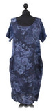 Anne + Kate Italian Rose Linen Lagenlook Dress