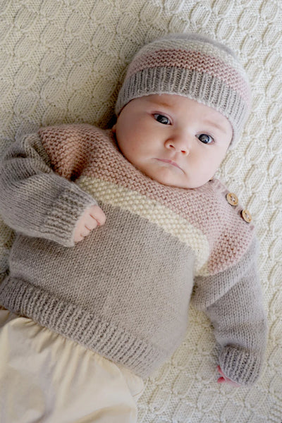 Knitting baby sale girl sweater