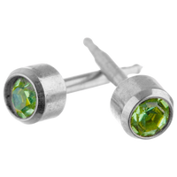 Glamuzina August Birthstone Earrings 316L Surgical Stainless Steel