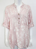Anne + Kate Italian Dandelion Print Top