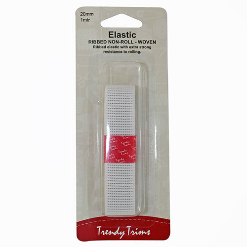 Ladder Elastic -  Ribbed Non Roll - Woven