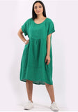 Anne + Kate Italian Linen Quirky Style Lagenlook Dress