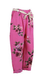 Anne + Kate Italian Floral Linen trouser 10-14