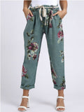 Anne + Kate Italian Floral Linen trouser 10-14