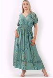 Anne + Kate Italian Garden Print Maxi Dress