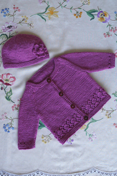 Baby Cakes Harriet Cardi & Hat  #Bc66 0-18 Months Knitting Pattern