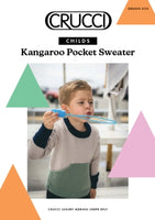 Crucci Childs Kangaroo Pocket Knitting Pattern #2110 8ply