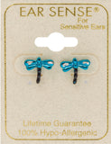 Ear Sense Earring Multicoloured Dragonfly  Stud Earrings FJ234