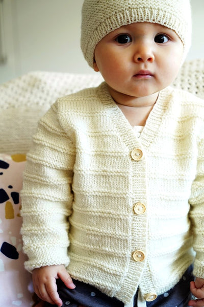 Baby Cakes Augusta Cardi & Hat 4ply #Bc81 0-18 months