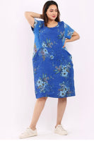 Anne + Kate Italian Bologna Linen Floral Dress