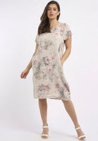 Anne + Kate Italian Rose Linen Lagenlook Dress