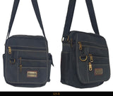 Canvas Satchel Medium Triple Zip 325