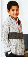 Countrywide Tweed DK Boys Zipped Jacket Knitting Pattern #P315