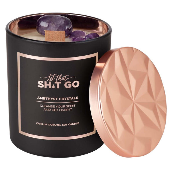Let That Shit Go Vanilla & Caramel Soy Candle