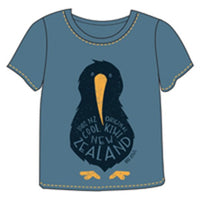 Childs T-Shirt Cool Kiwi Blue