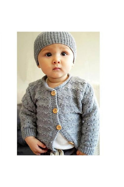 Baby cakes Clementina Cardi and Hat 4ply #bc82 0-18 Months Kitting Pattern
