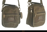 Canvas satchel single zip small 3424