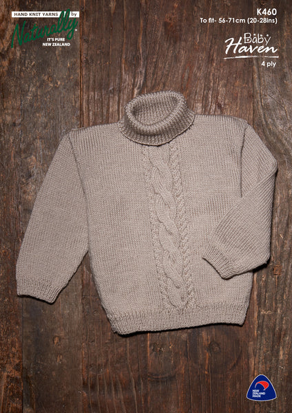 Naturally Baby Haven 4ply Knitting Pattern  #K460