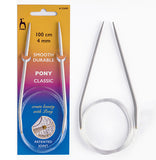 Pony Aluminium Circular Knitting Needles Assorted Sizes