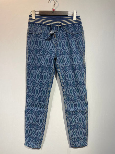 Onado Reversible Denim Jeans Elastic Waist Paige Blue