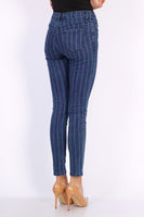 Zac & Zoe Denim Jeans Blue Pin Stripe