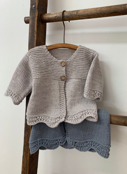 Kiwi Stitch & Co Millie Cardigan 0-18 Months Knitting Pattern