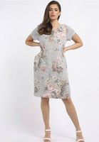 Anne + Kate Italian Rose Linen Lagenlook Dress