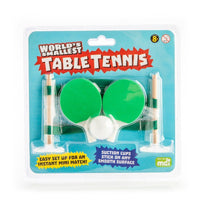 Worlds Smallest Table Tennis Set