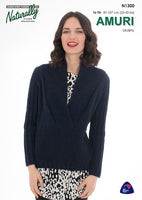 Naturally Amuri Women’s Deep V Neck Sweater Pattern N1300