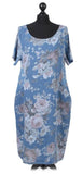 Anne + Kate Italian Rose Linen Lagenlook Dress