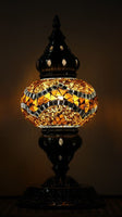 Turkish Mosaic Table Lamp Medium Brown