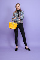 Onado Reversible Denim Jacket Floral Red