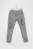 Onado Reversible Denim Jeans Houndstooth Khaki