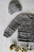 Baby Cakes Frankie Cardi & Hat Knitting Pattern Bc91 4ply 0-18 Months