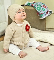 Baby Cakes Indiana Cardi & Hat 8ply #Bc40 - 0 to 12 months Knitting Pattern