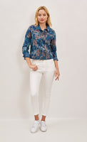 Onado Reversible Denim Jacket Blue Tropical