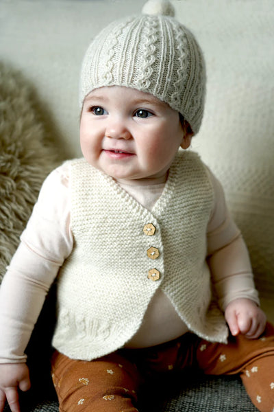 Baby Cakes Millar Vest, Hat & Booties Bc120 4ply 0-18 months Knitting Pattern