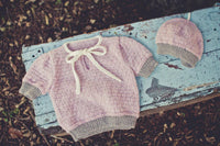 Baby Cakes Hettie Sweater & Hat Bc56 0-18 Months Knitting Pattern 4ply