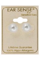 Ear Sense Earrings WPE-10 10mm Pearl Stud Earrings